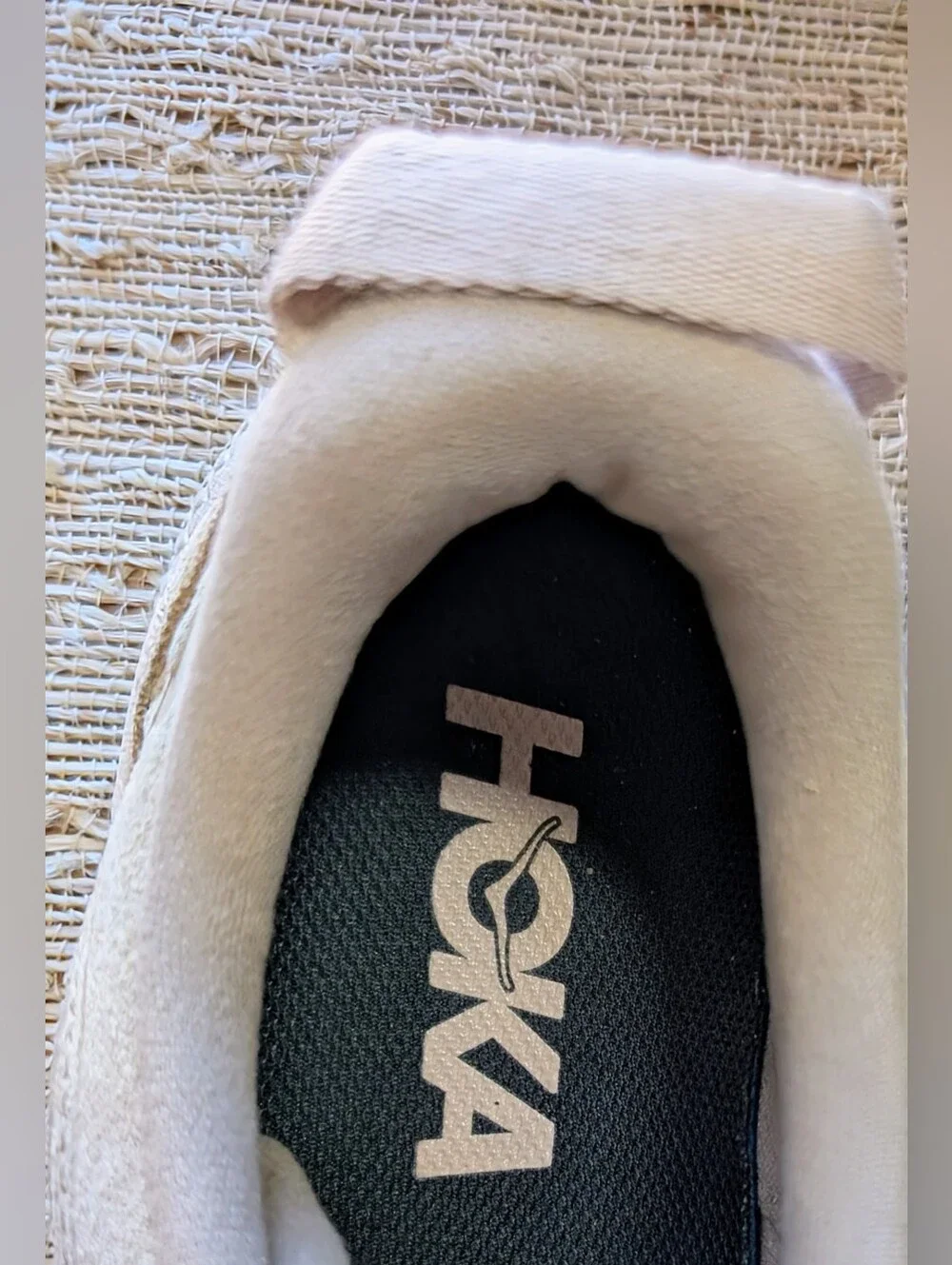 Hoka Clifton L Suede Shoes in Eggnog